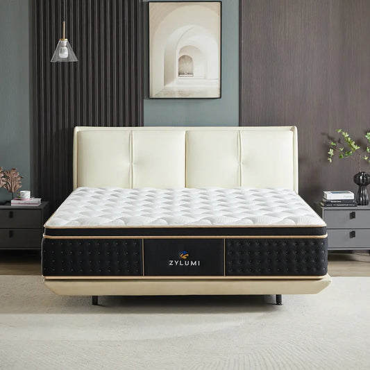 Zoned-Support Hybrid Mattress – Cooling Gel Memory Foam & Pressure Relief