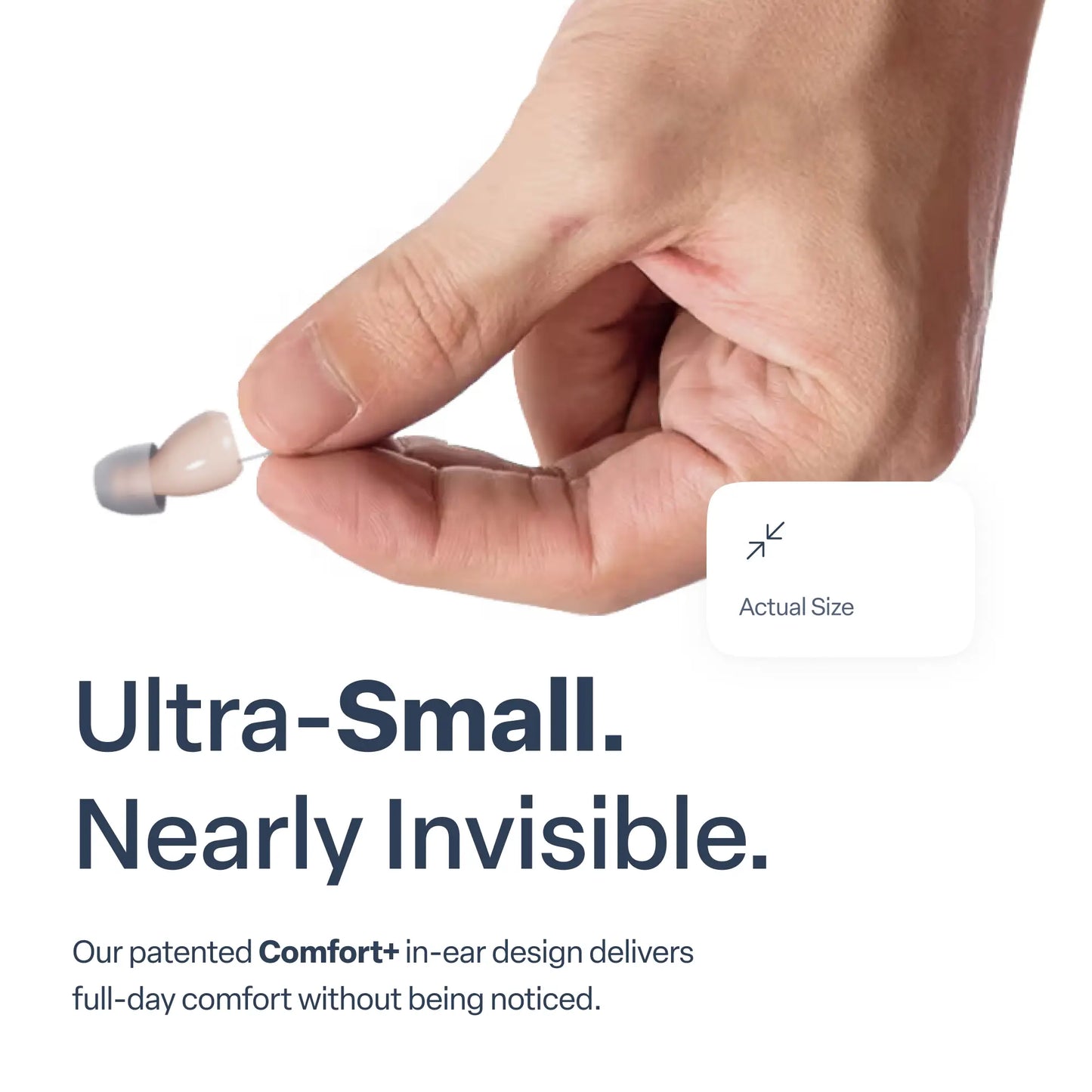 Rechargeable OTC In-Ear Hearing Aids: Discreet Sound Amplification