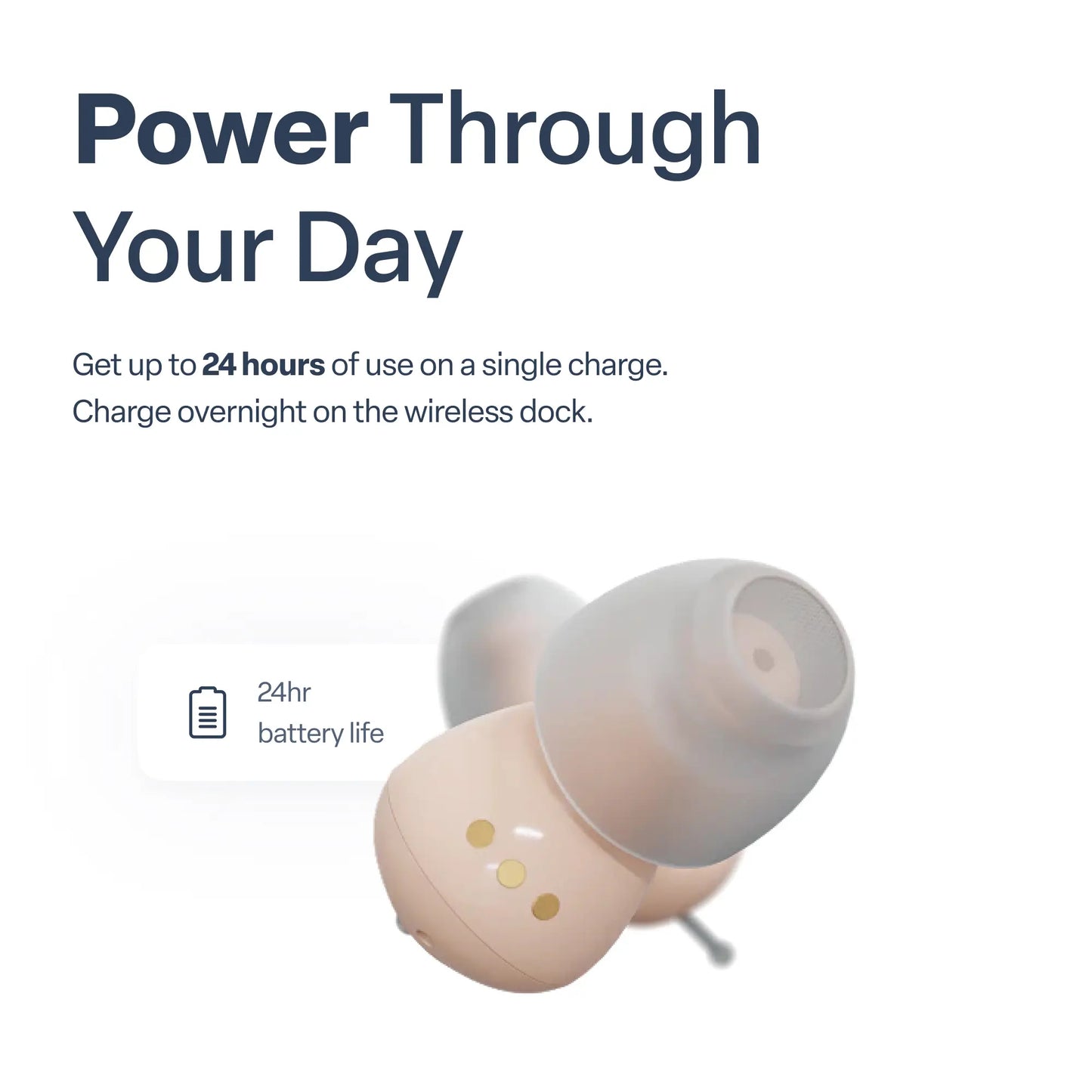 Rechargeable OTC In-Ear Hearing Aids: Discreet Sound Amplification