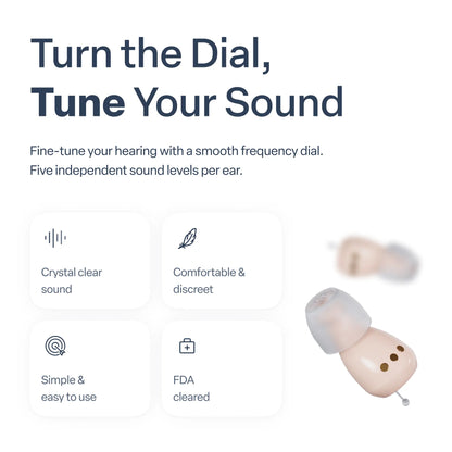 Rechargeable OTC In-Ear Hearing Aids: Discreet Sound Amplification