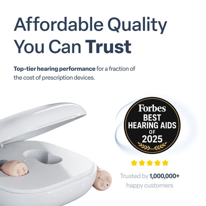 Rechargeable OTC In-Ear Hearing Aids: Discreet Sound Amplification