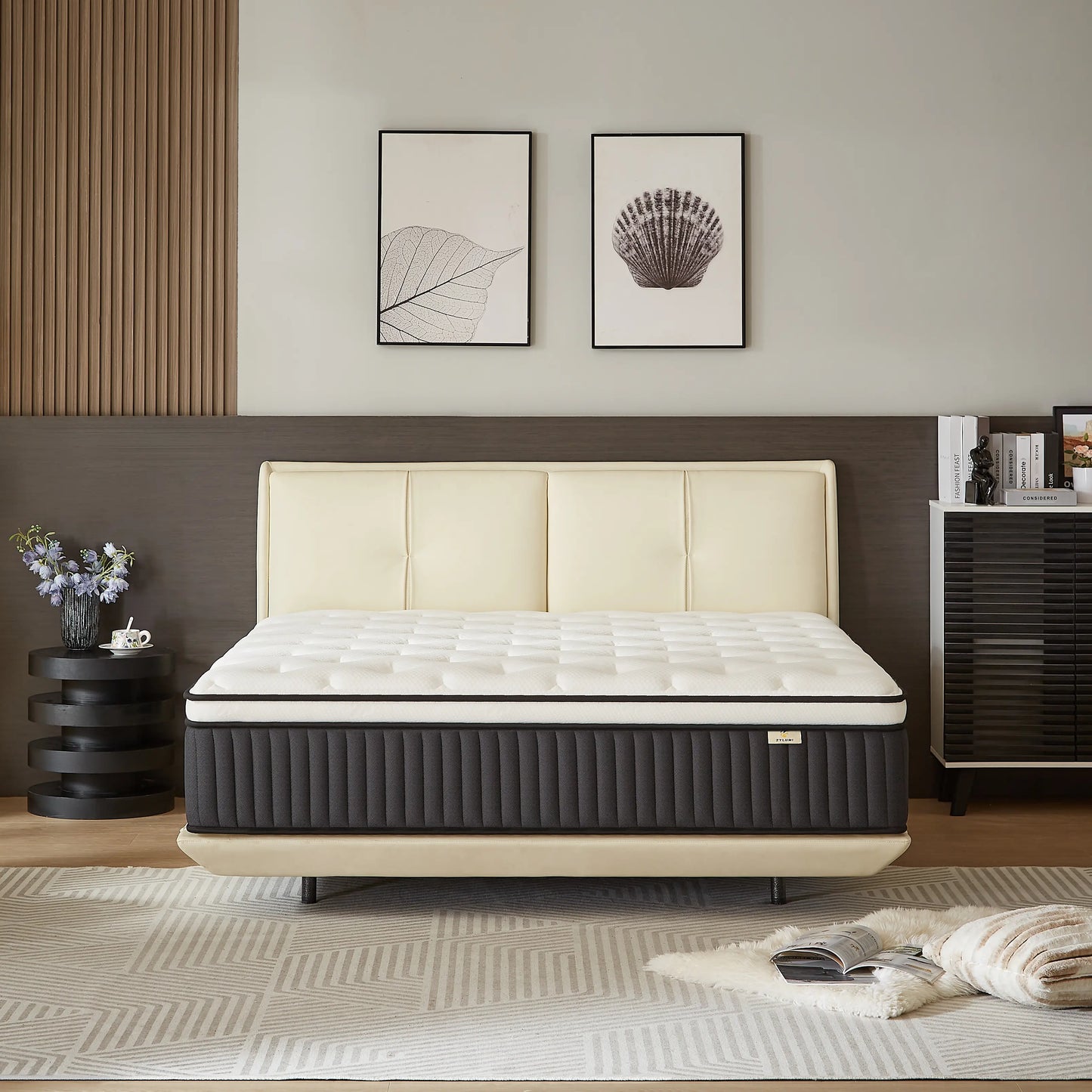 Zoned-Support Hybrid Mattress – Cooling Gel Memory Foam & Pressure Relief