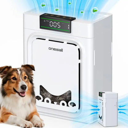 Pet Pro 3-in-1 HEPA Air Purifier – High-Capacity Odor & Allergen Destroyer