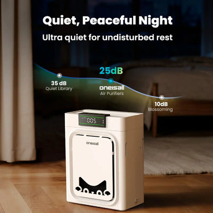 Pet Pro 3-in-1 HEPA Air Purifier – High-Capacity Odor & Allergen Destroyer