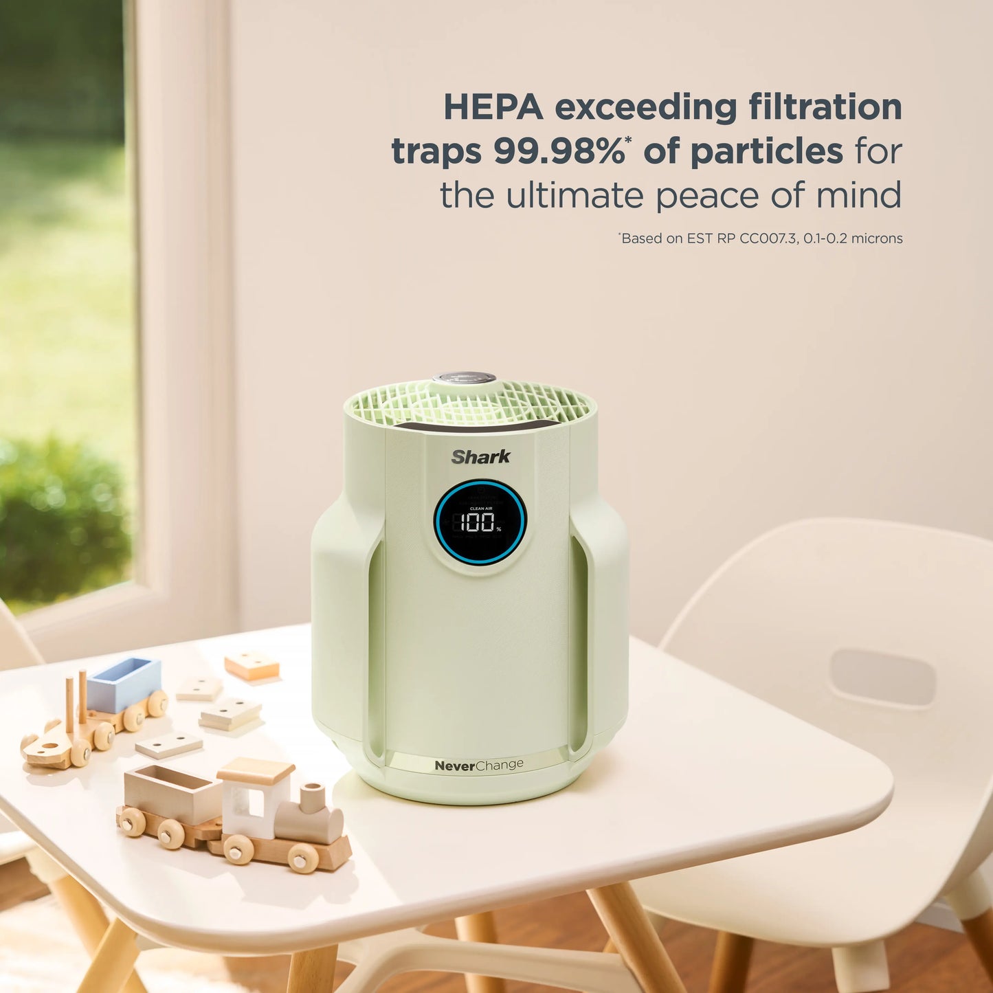 NeverChange Pro: 5-Year Maintenance-Free HEPA Air Purifier