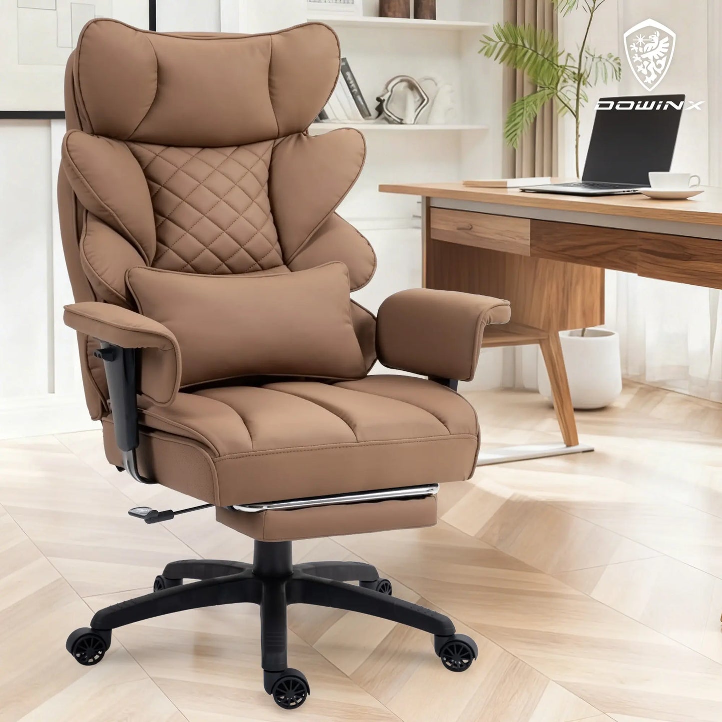 Ergonomic Executive Office Chair with Pocket Spring Lumbar Support
