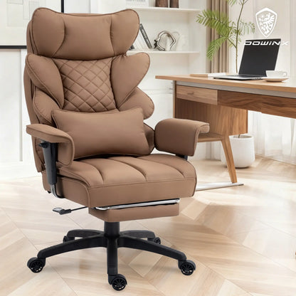 Ergonomic Executive Office Chair with Pocket Spring Lumbar Support