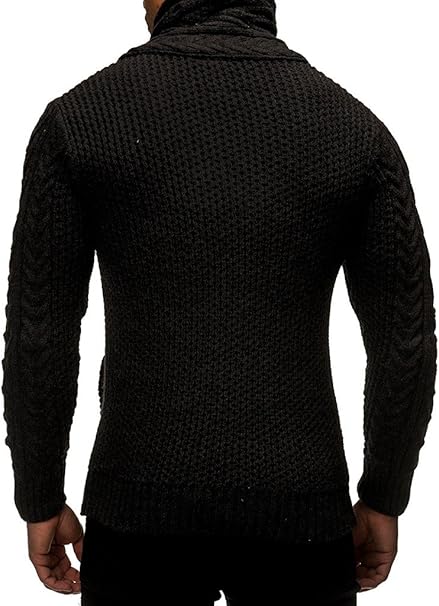 Men Cardigan Jacket Shawl Collar