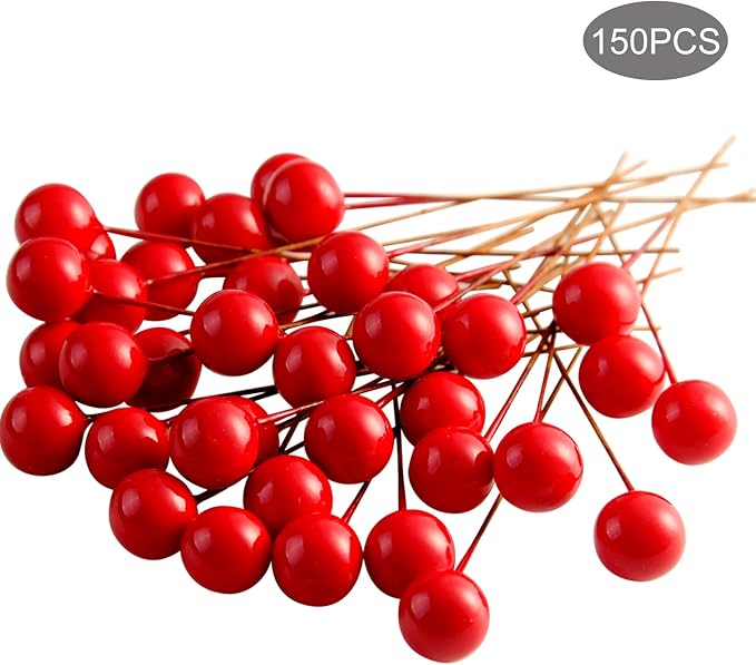 150 Piece Artificial Holly Berries